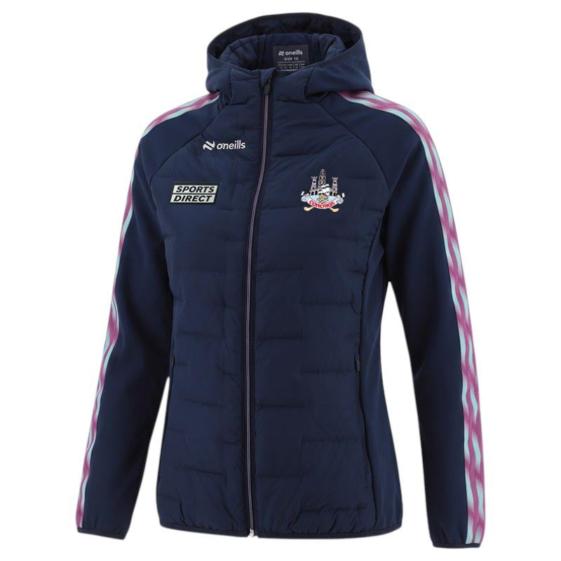 O'Neills Cork GAA Imperium Girls Hooded Padded Jacket