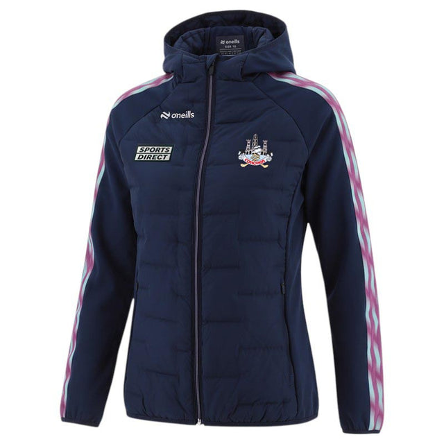 O'Neills Cork GAA Imperium Girls Hooded Padded Jacket