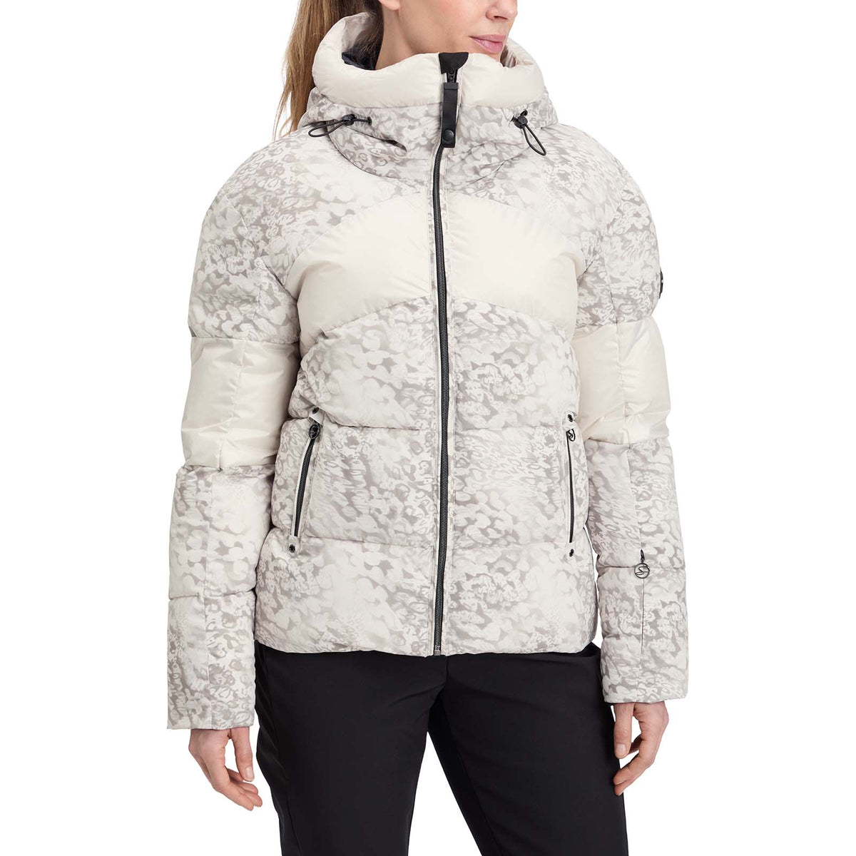 McKinley Sophi Womens Full-Zip Padded Slim-Fit Ski Jacket