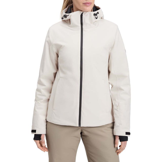 McKinley Claire Womens Full-Zip Padded Hooded Ski Jacket