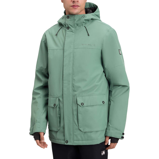 McKinley Erwan Mens Padded Hooded Snowboarding Jacket
