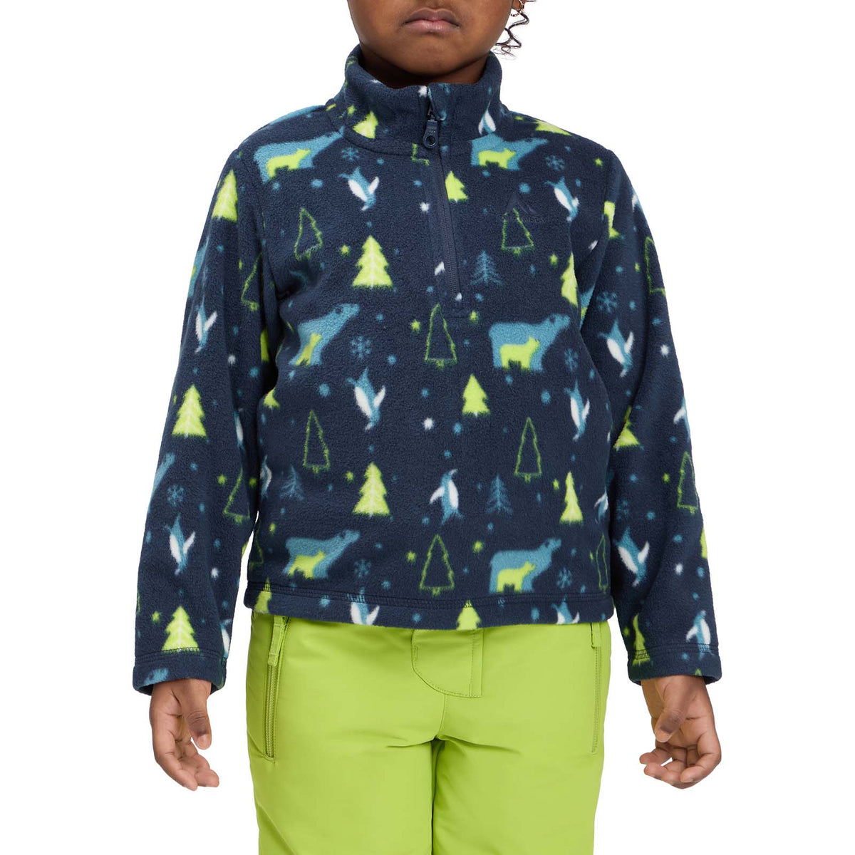 McKinley Tibo III Toddler/Kids Half-Zip Fleece Ski Midlayer
