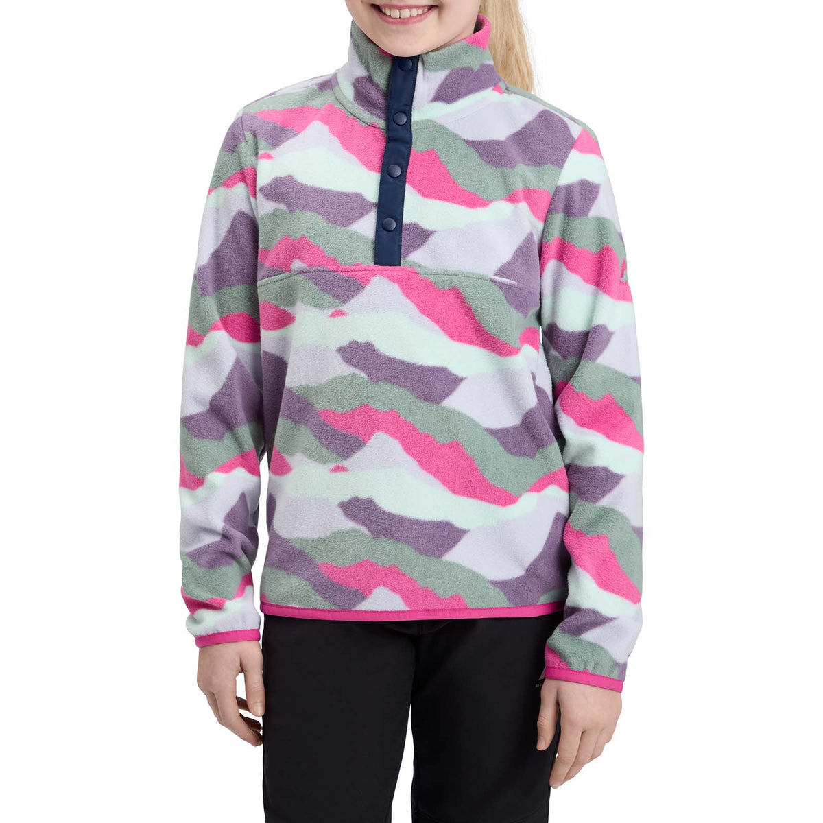McKinley Otibo Kids Regular-Fit Midlayer Fleece Hiking Top