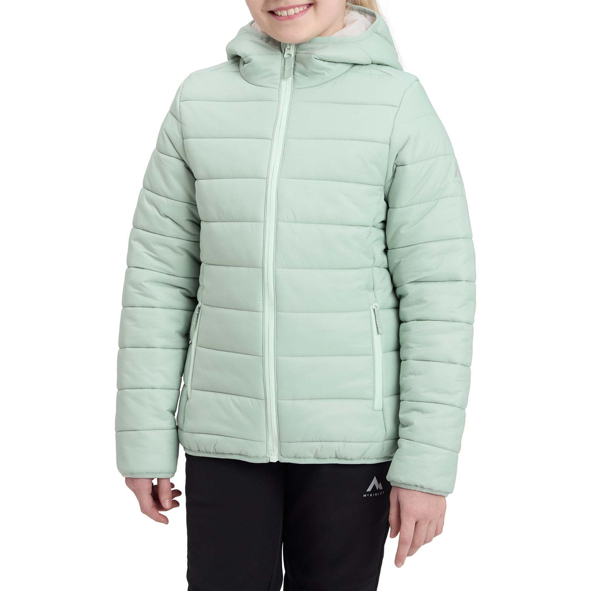 McKinley Alix II Kids Padded Hooded Full-Zip Hiking Jacket