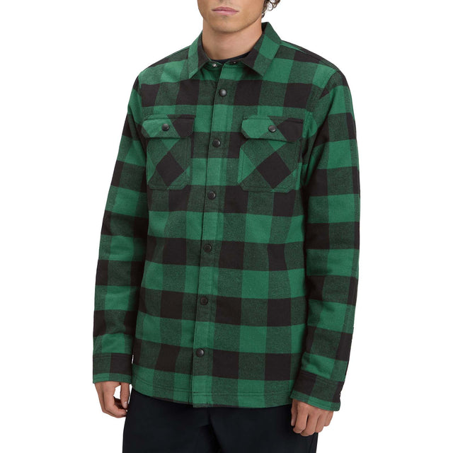 McKinley Elise Mens Long-Sleeve Chequered Hiking Shirt