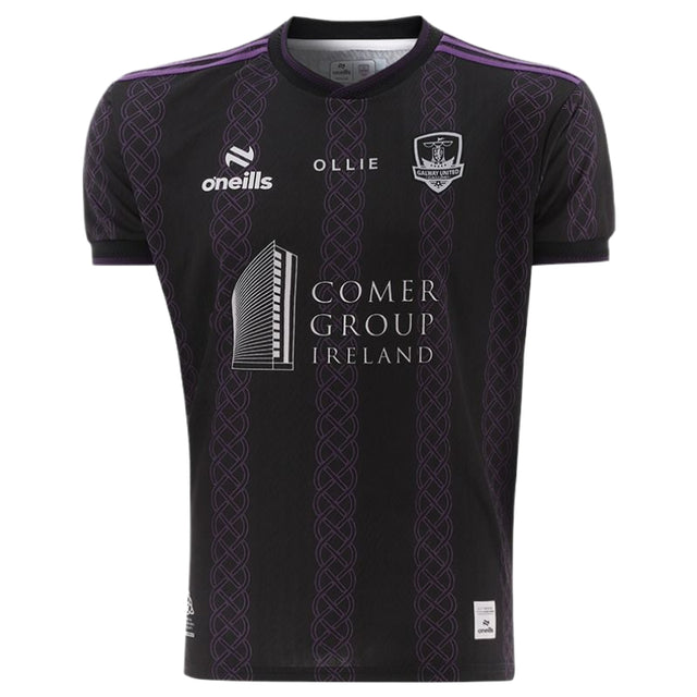 O'Neills Galway Utd 26 Third Jersey Blk