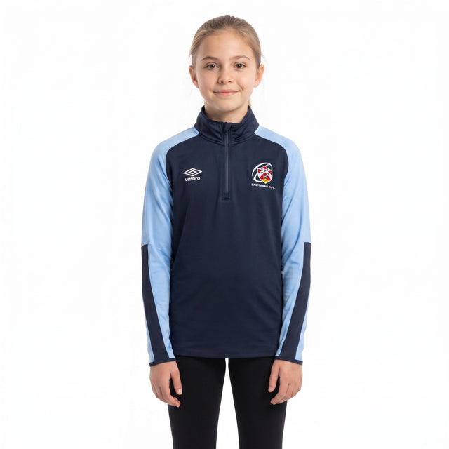 Umbro Castlebar Rugby Club 2024/25 Kids Half-Zip Midlayer