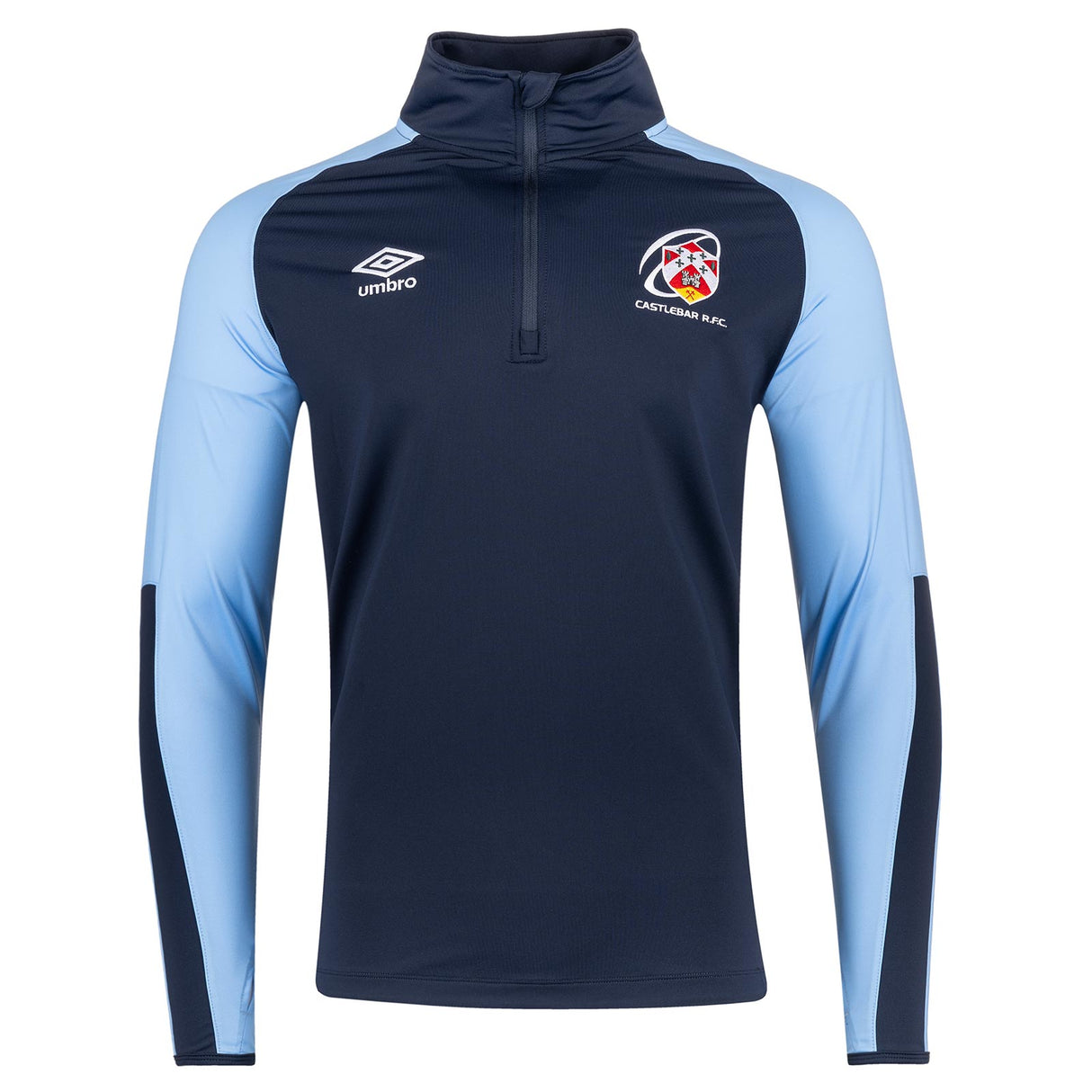 Umbro Castlebar Rugby Club 2024/25 Kids Half-Zip Midlayer