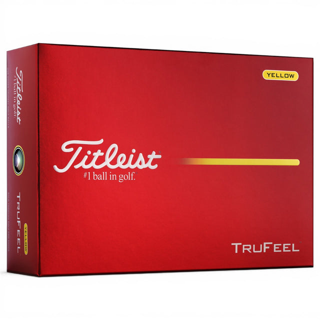 Titleist Trufeel 2026 Dozen Yellow Golf Balls