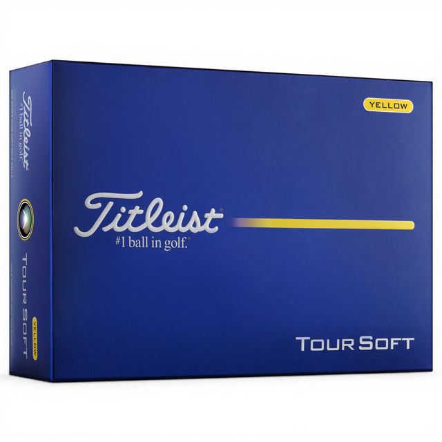 Titleist Tour Soft 2026 Dozen Yellow Golf Balls