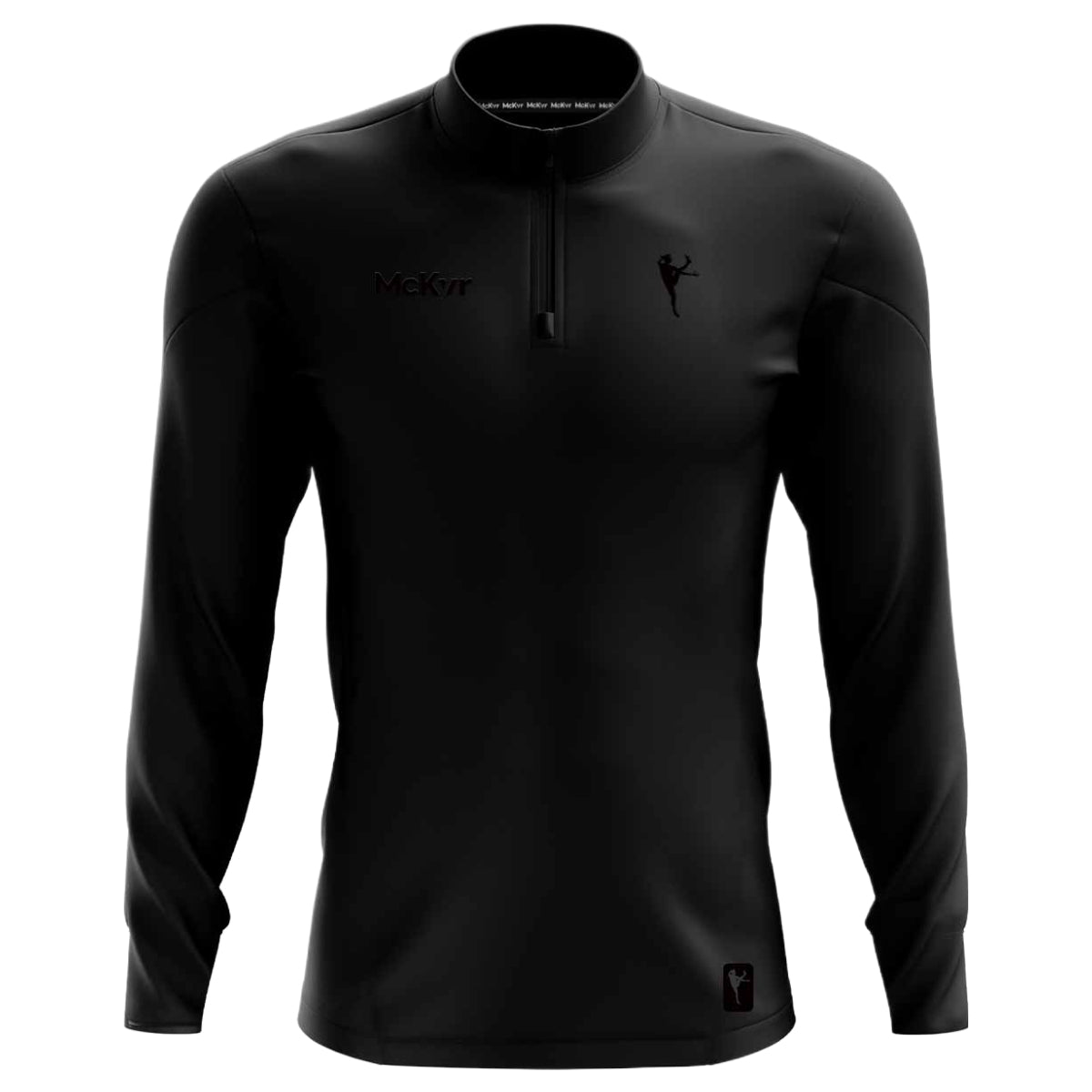 McKeever Clifford Blackout Quarter Zip Top – Black
