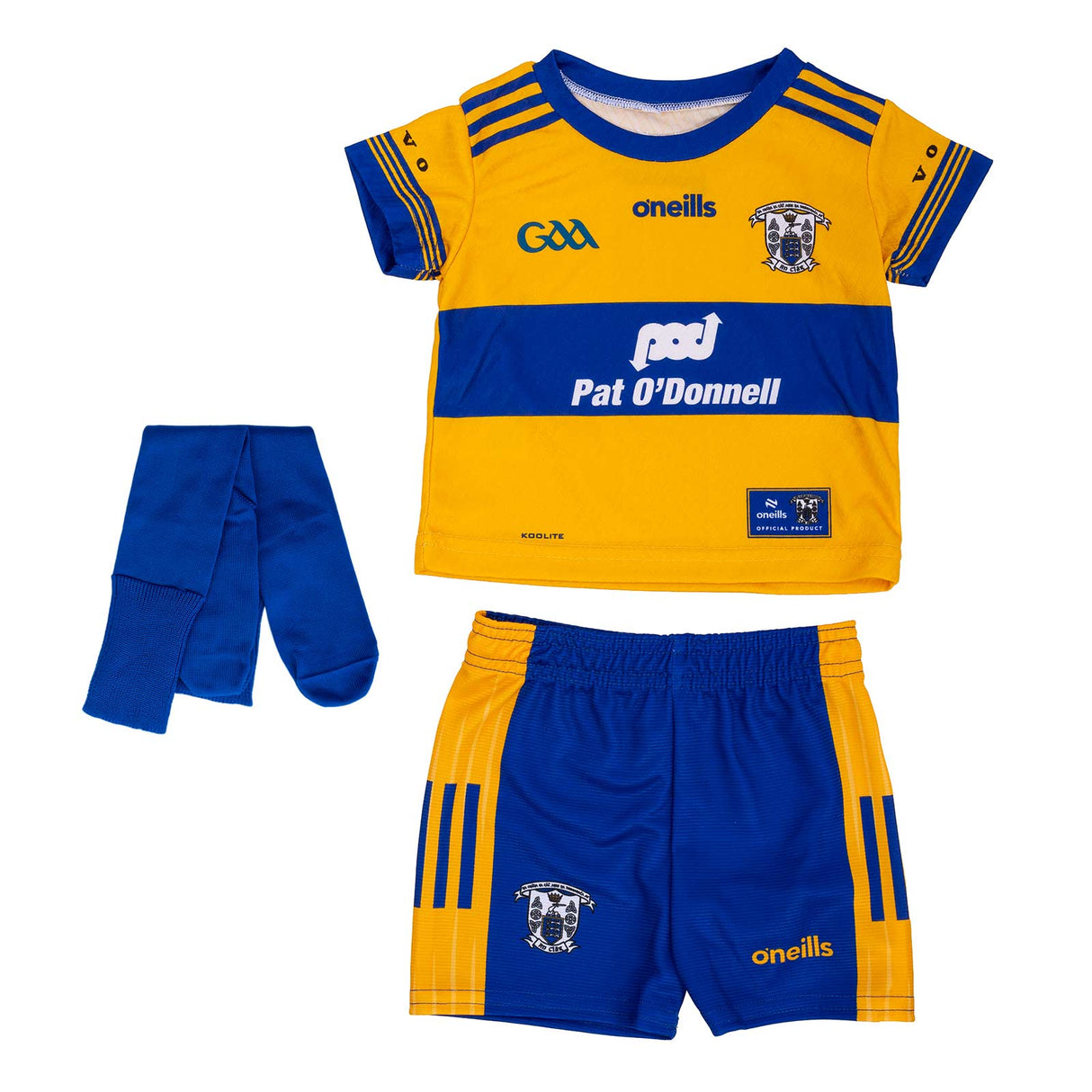 O'Neills Clare GAA 2026 Kids Home Kit