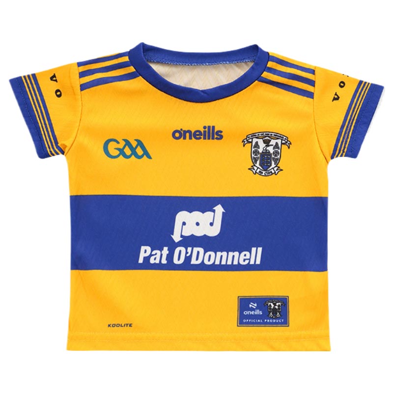 O'Neills Clare 26 Home Junior Jersey Ylw