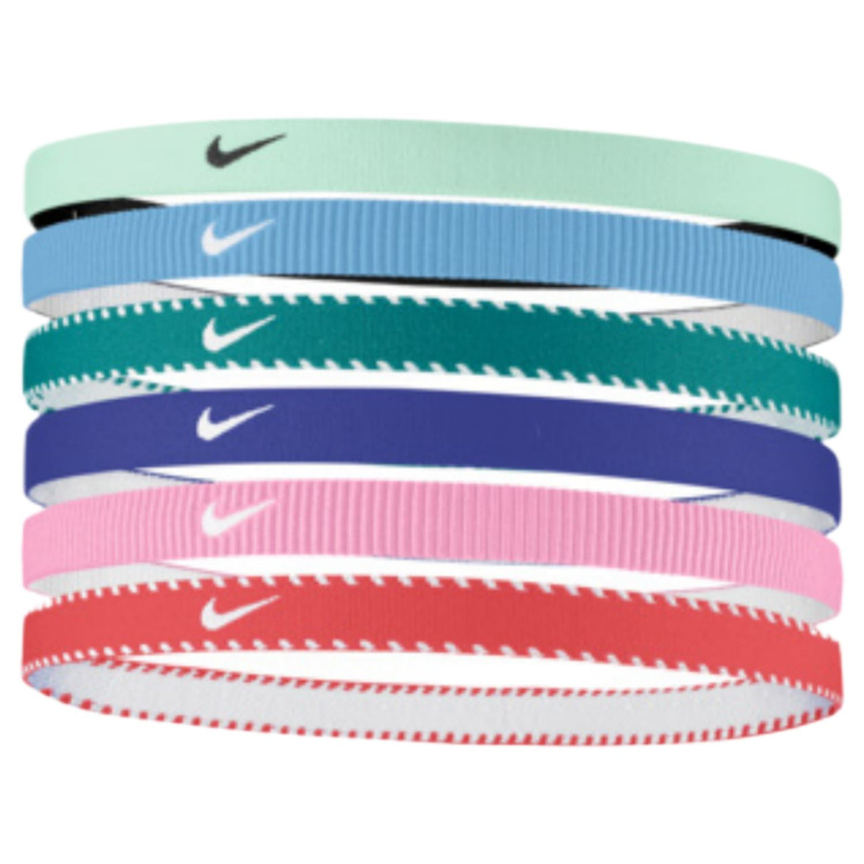 Nike Youth Flex Classic Headbands 6Pk Multi