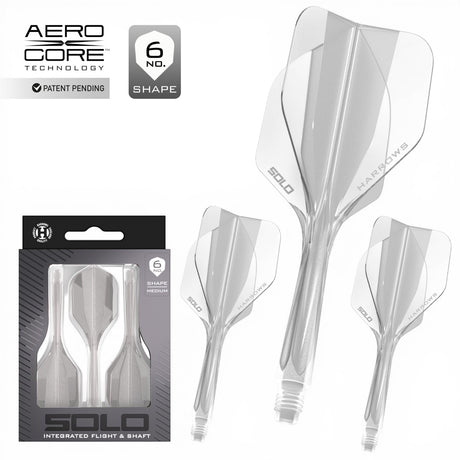 Harrows Darts Solo No.6 Integrated Flight and Shaft