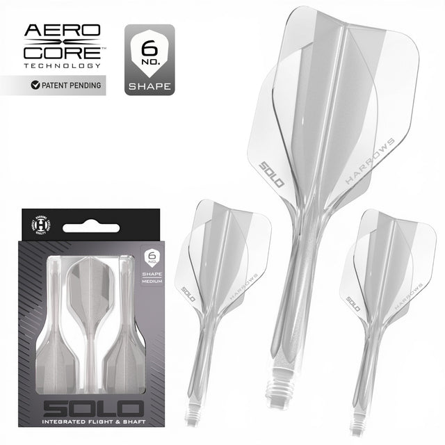 Harrows Darts Solo No.6 Integrated Flight and Shaft