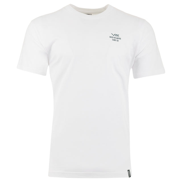 Wild Atlantic Surf Co Sunrise Tee White