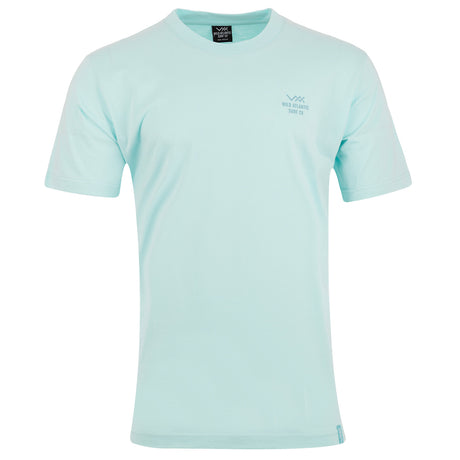 Wild Atlantic Surf Co Sunrise Short Sleeve Mens Blue T-Shirt