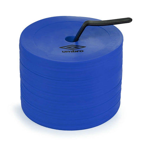 Umbro 10cm Flat Rubber Marker Disc Football Training Set