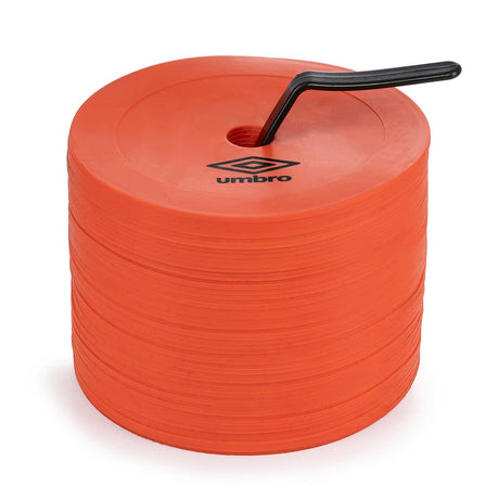 Umbro 10cm Flat Rubber Marker Disc Football Training Set