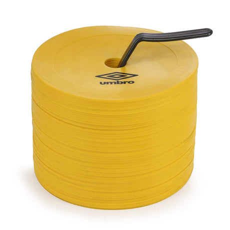 Umbro 10cm Flat Rubber Marker Disc Football Training Set