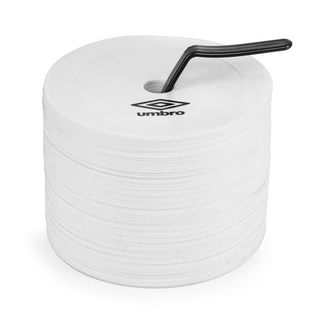 Umbro 10cm Flat Rubber Marker Disc Football Training Set