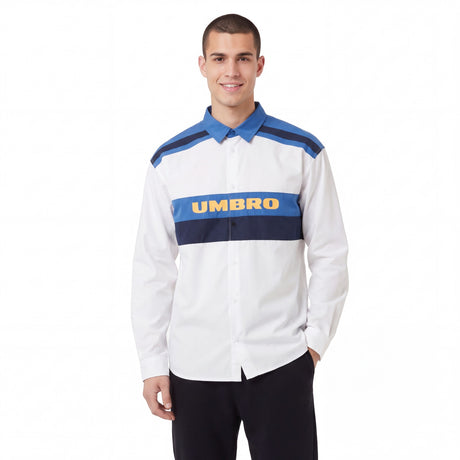 Umbro Panelled Boxy-Oversize-Fit Adults Long-Sleeve Shirt