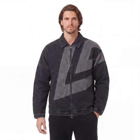 Umbro Adults Loose Boxy-Fit Full-Zip Washed Drill Jacket