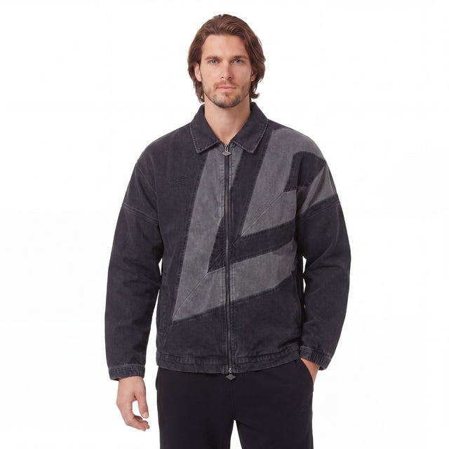 Umbro Adults Loose Boxy-Fit Full-Zip Washed Drill Jacket
