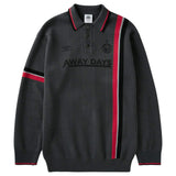 Umbro Knitted Adults Long-Sleeve Football Polo Shirt