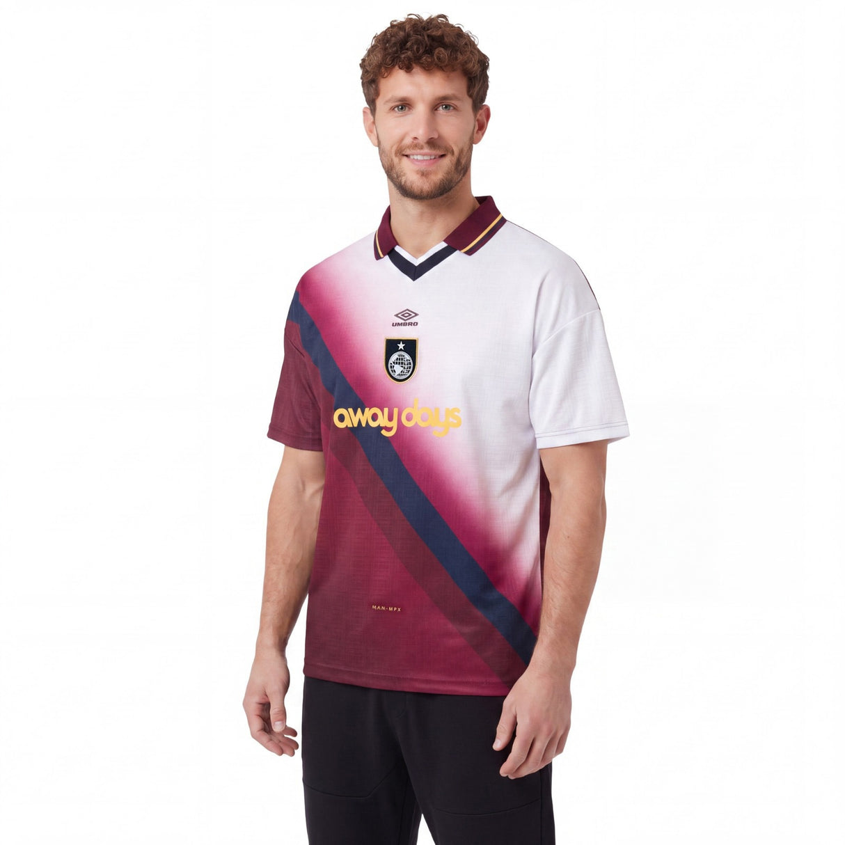 Umbro Adults Loose-Fit Sash Printed Football Jersey