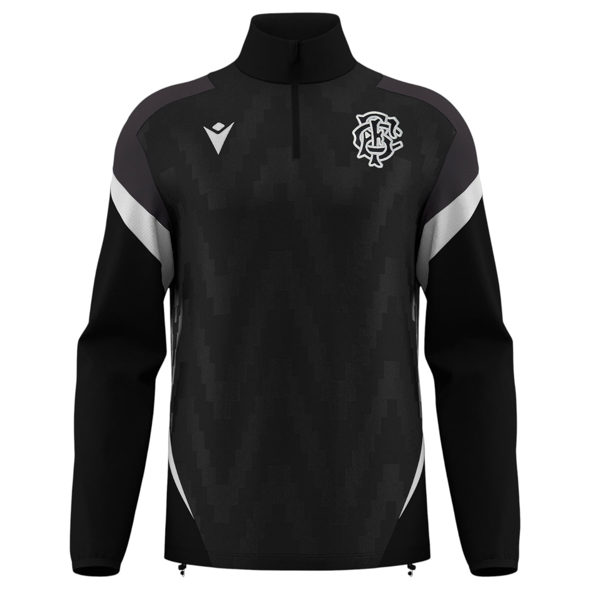 Macron Barbarians Rugby 2026/27 Adults Half-Zip Training Top