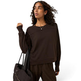 Sweaty Betty After Class Seam Detail Womens Crop Sweatshirt