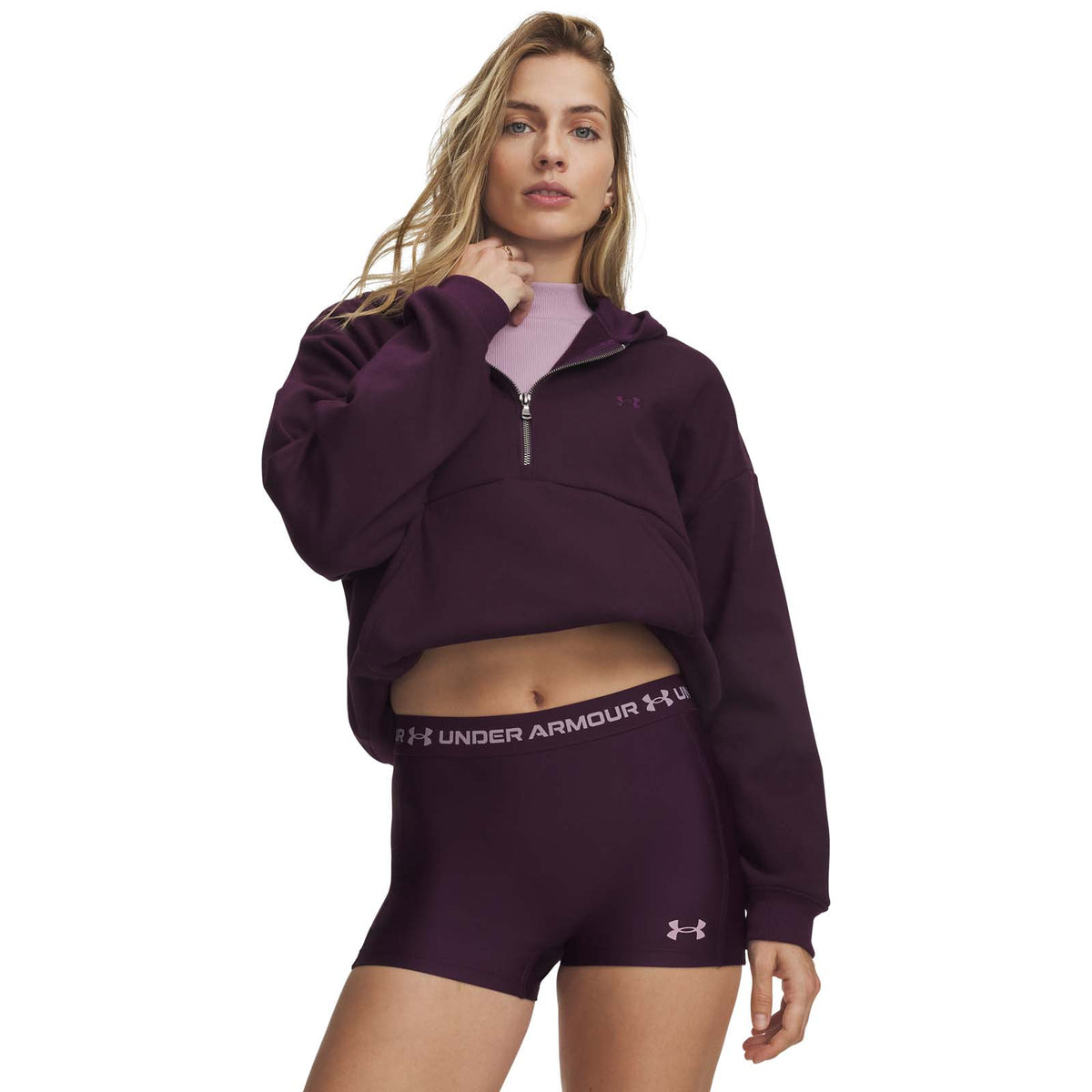 Under Armour Icon Fleece Womens Half-Zip Hoodie