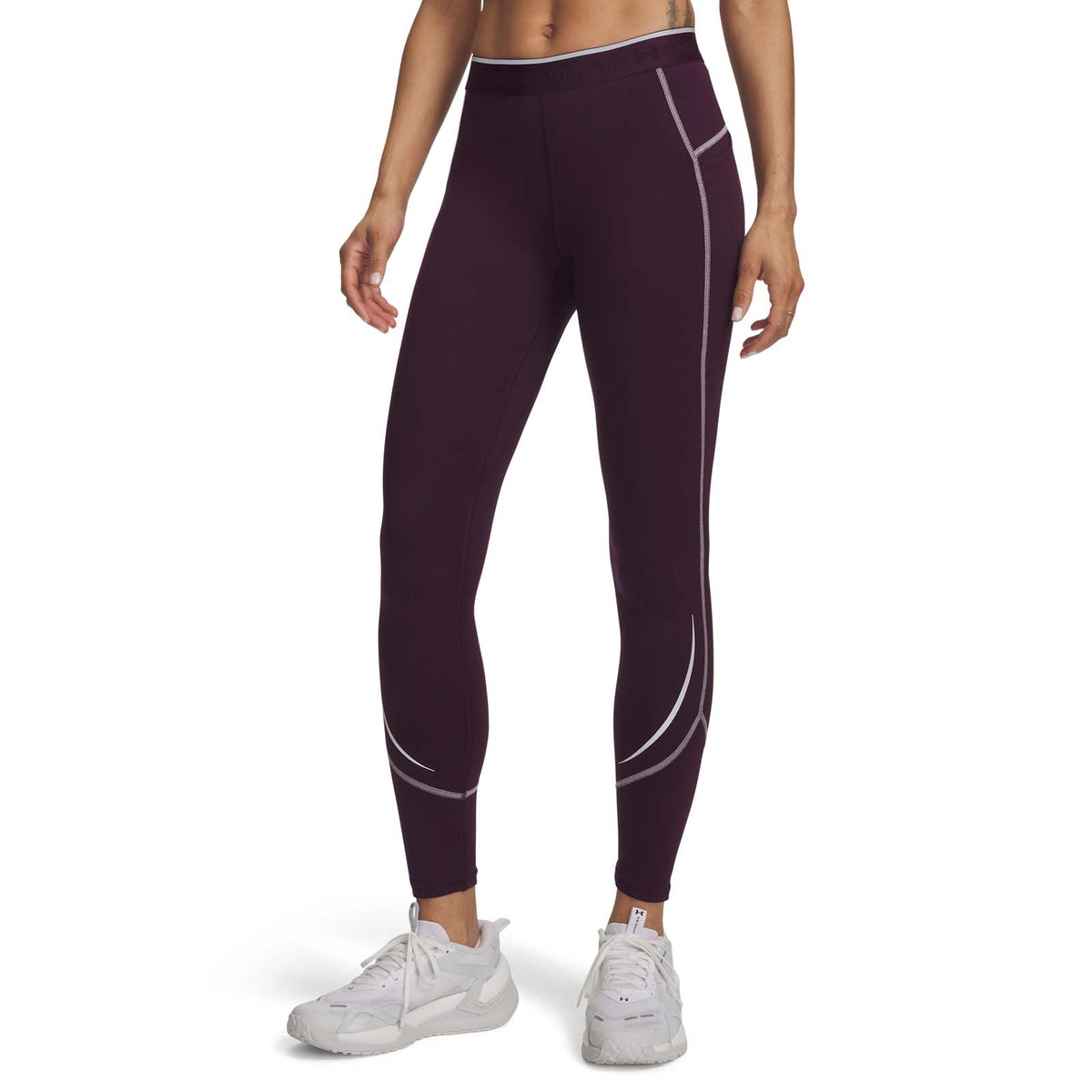 UA Wms ColdGear Elite Legging Purple
