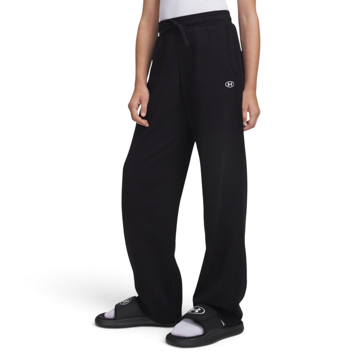 UA Girls Rival Fleece OH Pant Black