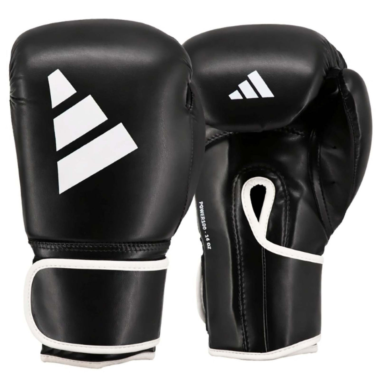 adidas Power 100 Black 12oz Boxing Gloves