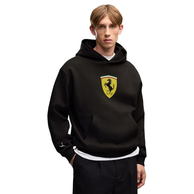 Puma Scuderia Ferrari Coloured Shield Mens Fleece Hoodie