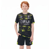 Umbro Fiji 7s Rugby 2026 Short Sleeve Kids Pre-Match Top