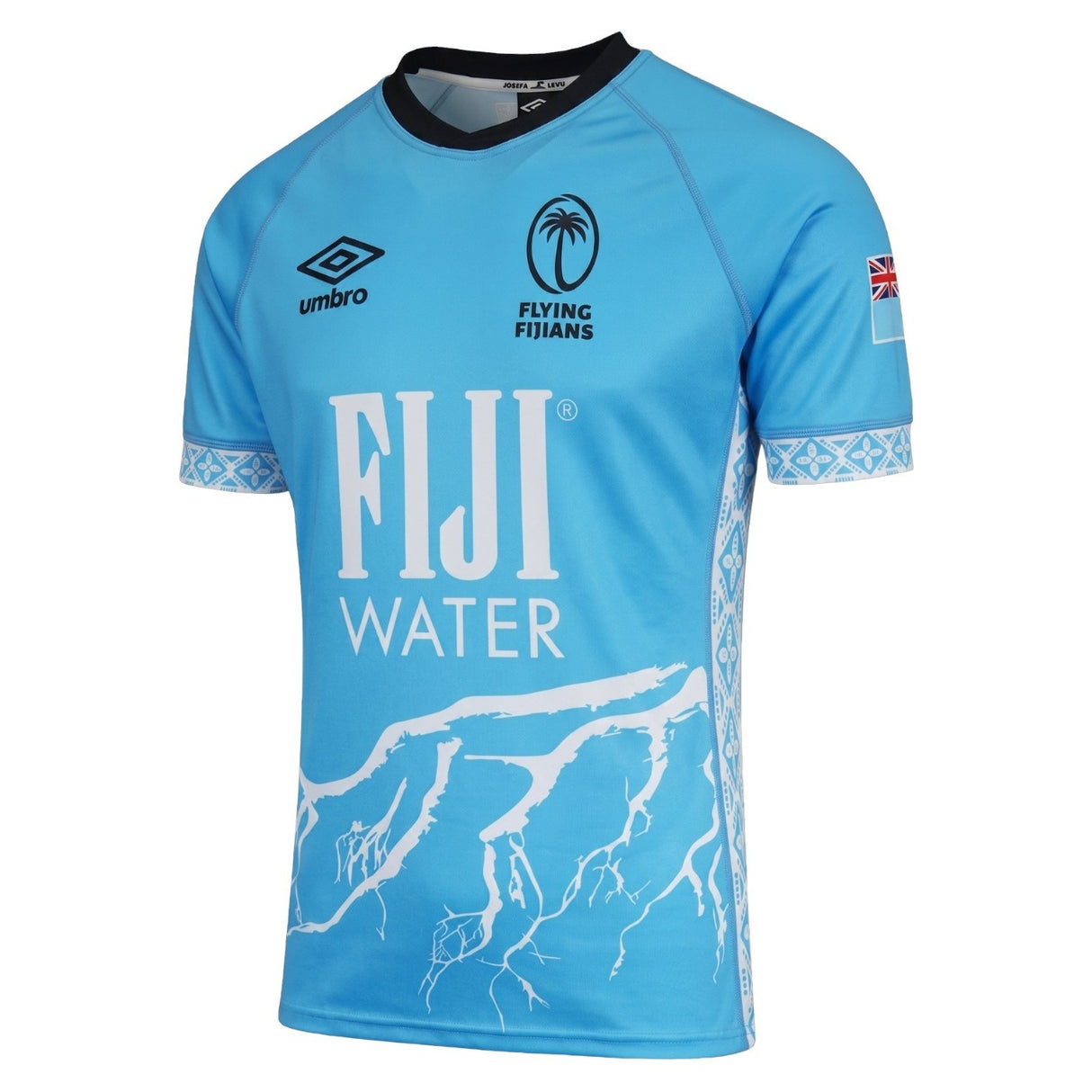 Umbro Fiji Rugby 2026 Replica Away Jersey - Blue