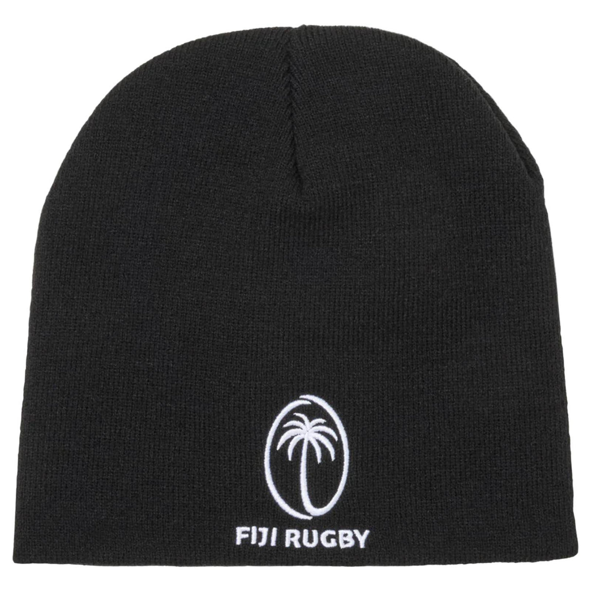 Umbro Fiji Rugby 2026 Adults Knit Beanie Hat - Black
