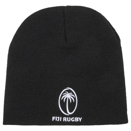 Umbro Fiji Rugby 2026 Adults Knit Beanie Hat - Black