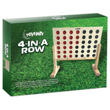 Toyfinity 4-In-A-Row Wooden Game