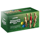 Toyfinity Wooden Bowling Game Set