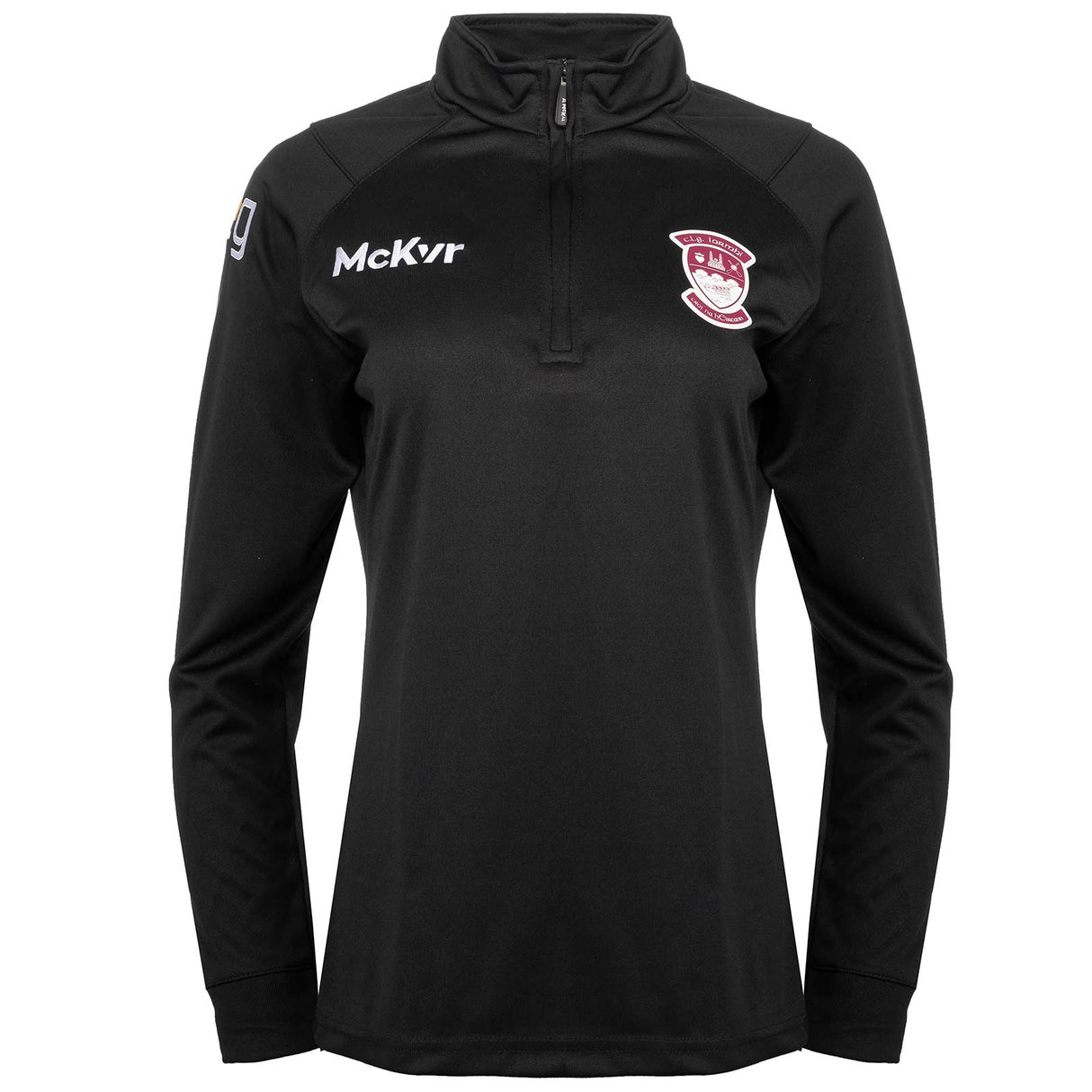 McKeever Westmeath Womens QZ Top Black