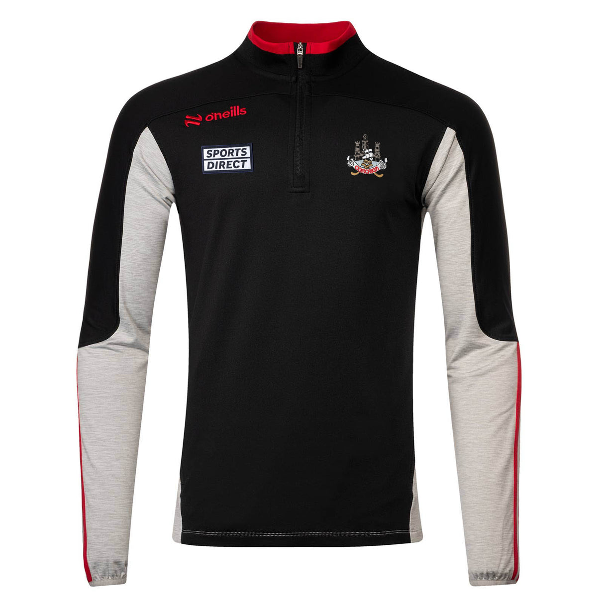 O'Neills Cork GAA Graham Brushed Kids Half Zip Top