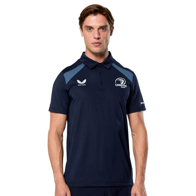 Castore Leinster Rugby Mens Performance Polo Shirt