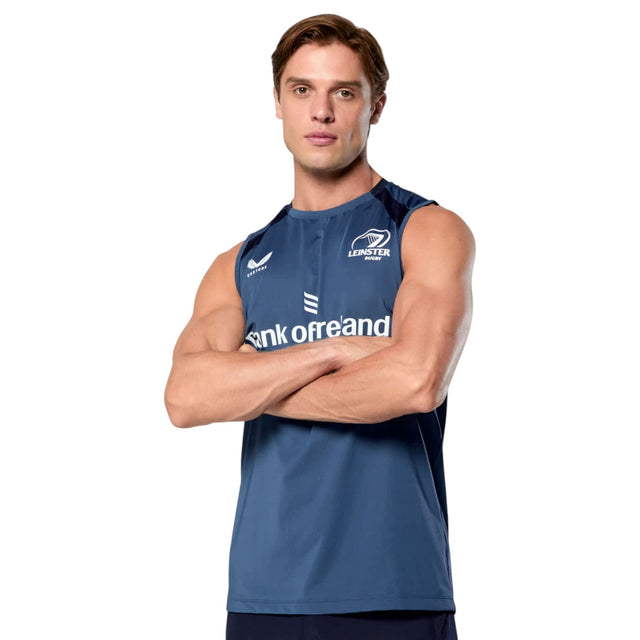 Castore Leinster Rugby Mens Performance Sleeveless T-Shirt