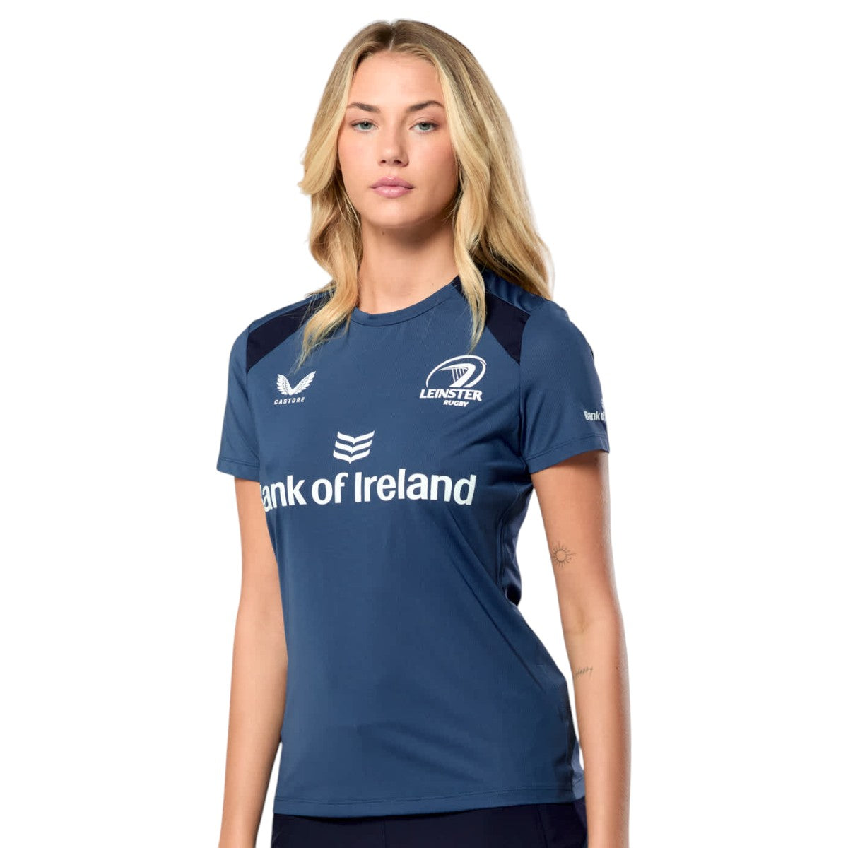 Castore Leinster Rugby Womens Performance Short-Sleeve T-Shirt