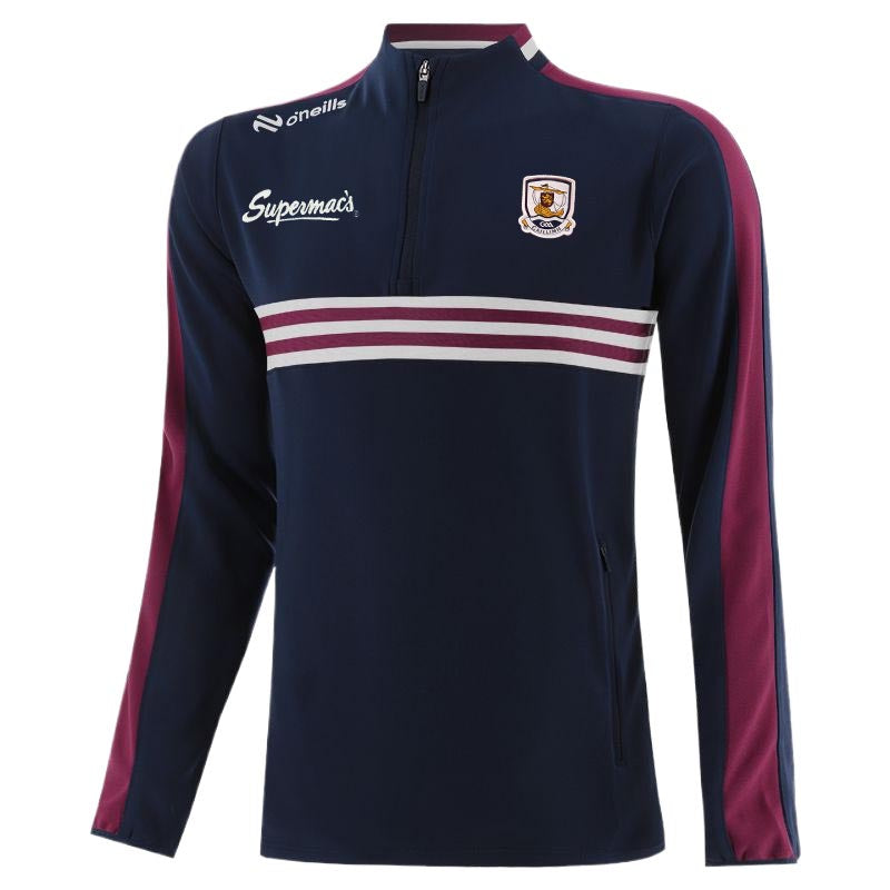 O'Neills Galway GAA Mens Dromore Half-Zip Top